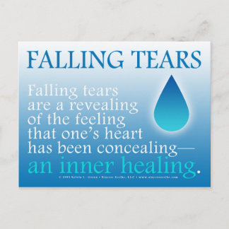 Falling Tears Postcard