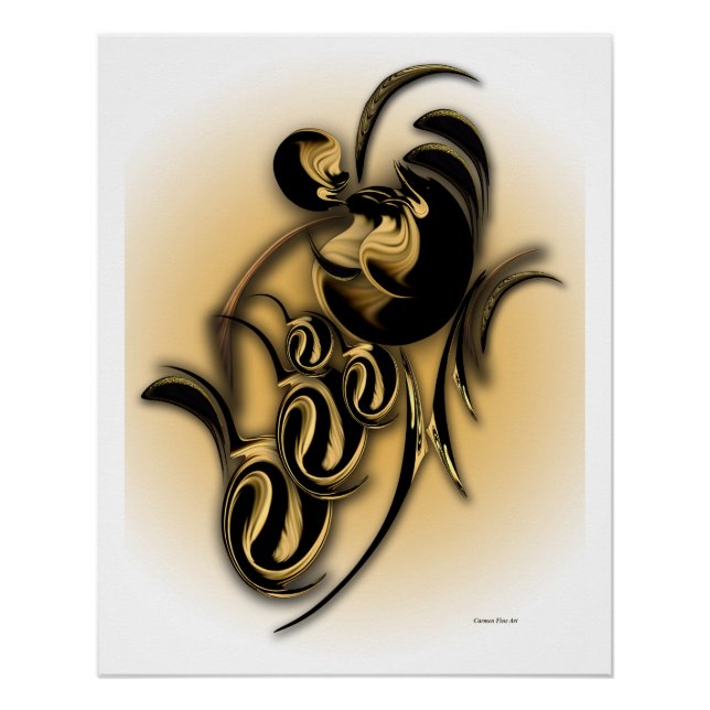 "Falling Theme from Autumnal Context",  Poster (Front)