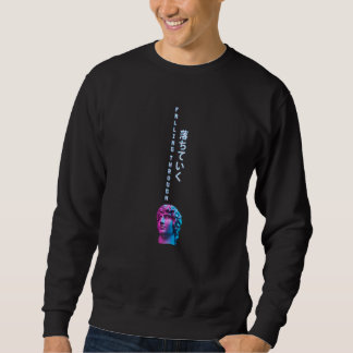 Falling Through Vaporwave Aesthetic Japanese   Sweatshirt