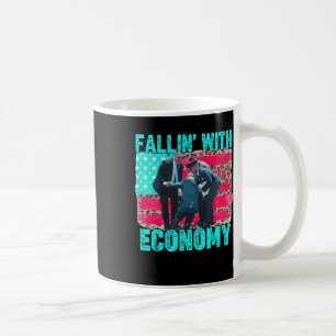 Falling With Economy Happy 4th Of July Funny Biden Coffee Mug