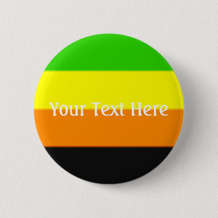 Fallln Aromantic Pride Flag 6 Cm Round Badge