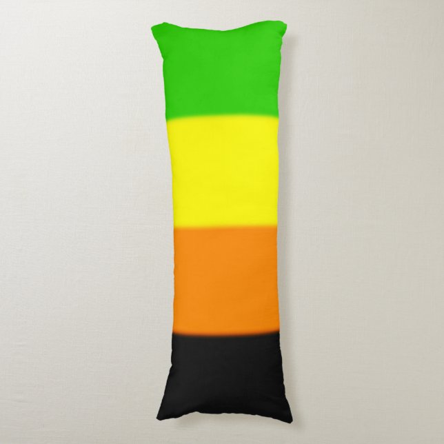 Fallln Aromantic Pride Flag Body Cushion (Front Vertical)