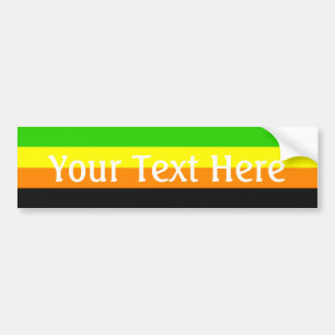 Fallln Aromantic Pride Flag Bumper Sticker