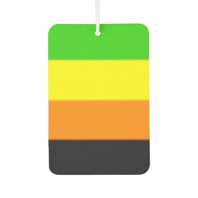 Fallln Aromantic Pride Flag Car Air Freshener (Front)
