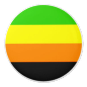 Fallln Aromantic Pride Flag Ceramic Knob