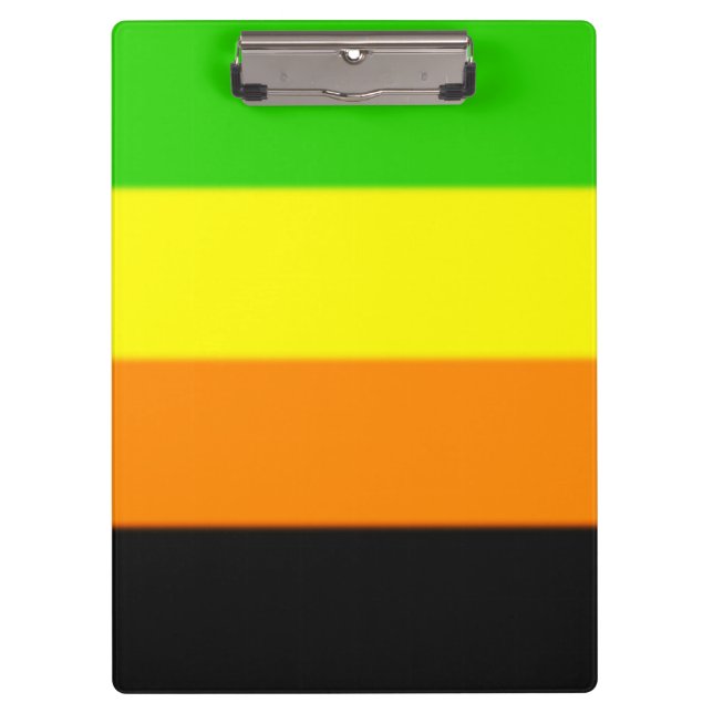 Fallln Aromantic Pride Flag Clipboard (Front)