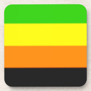 Fallln Aromantic Pride Flag Coaster