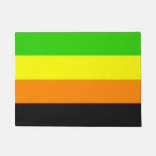 Fallln Aromantic Pride Flag Doormat