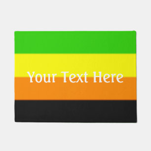 Fallln Aromantic Pride Flag Doormat