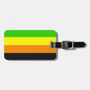 Fallln Aromantic Pride Flag Luggage Tag
