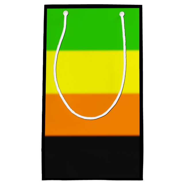 Fallln Aromantic Pride Flag Small Gift Bag (Front)