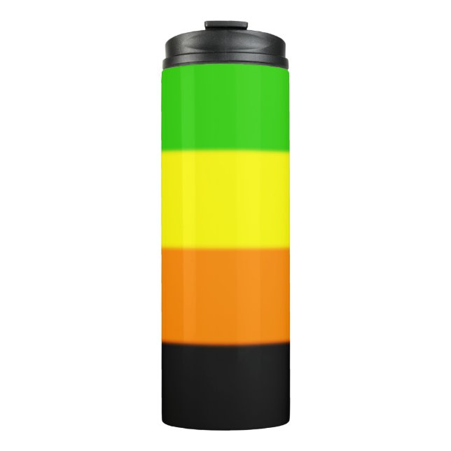Fallln Aromantic Pride Flag Thermal Tumbler (Front)