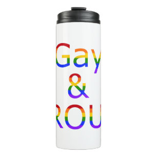Fallln Gay and Proud Thermal Tumbler