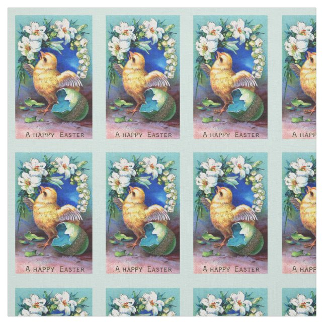 Falln A Happy Easter Chick Fabric (Swatch)