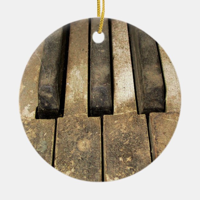 Falln A Melody Left Abadoned Ceramic Tree Decoration (Front)