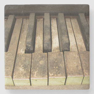 Falln A Melody Left Abadoned Stone Coaster