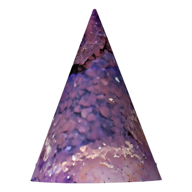 Falln Amethyst Geode Party Hat (Front)