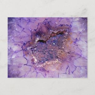 Falln Amethyst Geode Postcard