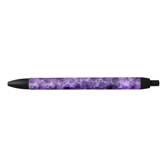 Falln Amethyst Peaks Black Ink Pen (Front)