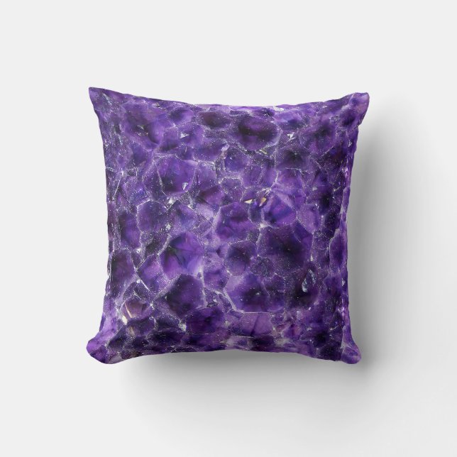 Falln Amethyst Peaks Cushion (Front)
