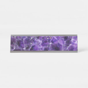 Falln Amethyst Peaks Desk Name Plate