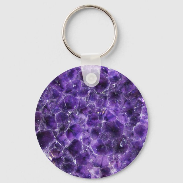 Falln Amethyst Peaks Key Ring (Front)