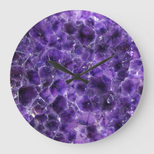 Falln Amethyst Peaks Large Clock