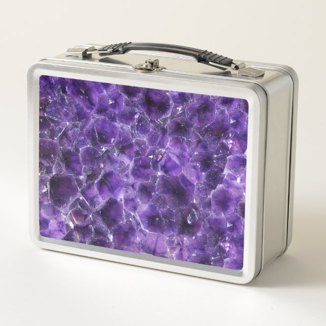 Falln Amethyst Peaks Metal Lunch Box (Front)
