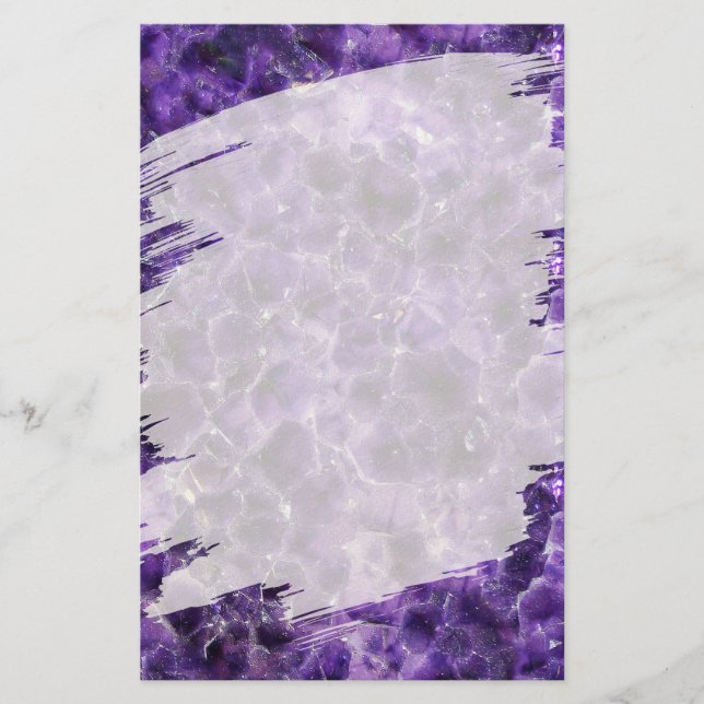 Falln Amethyst Peaks Stationery (Front)