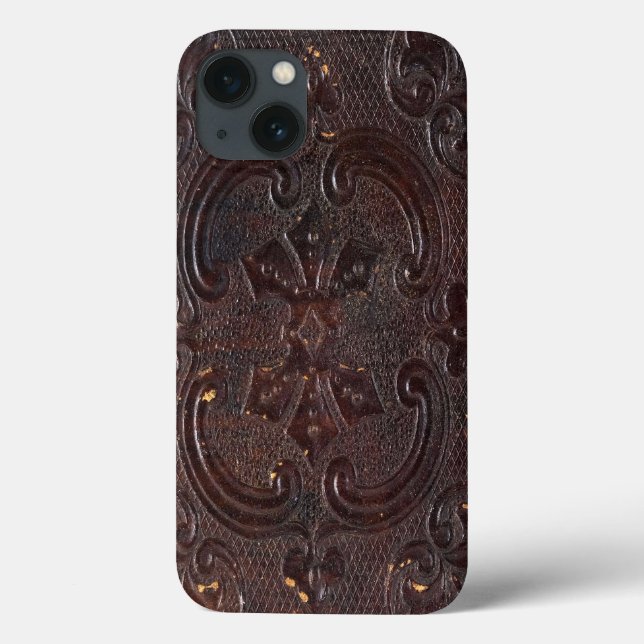 Falln Ancient Leather Book Case-Mate iPhone Case (Back)