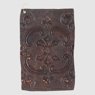 Falln Ancient Leather Book Golf Towel