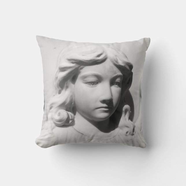 Falln Angel in Mourning Cushion (Front)