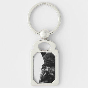 Falln Angel in Prayer Key Ring