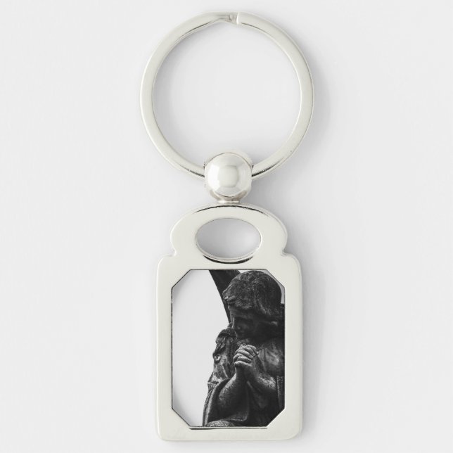 Falln Angel in Prayer Key Ring (Front)