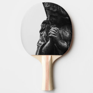 Falln Angel in Prayer Ping Pong Paddle