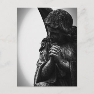 Falln Angel in Prayer Postcard