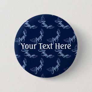 Falln Angel With Wings 6 Cm Round Badge