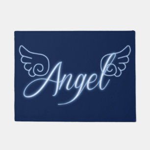 Falln Angel With Wings Doormat