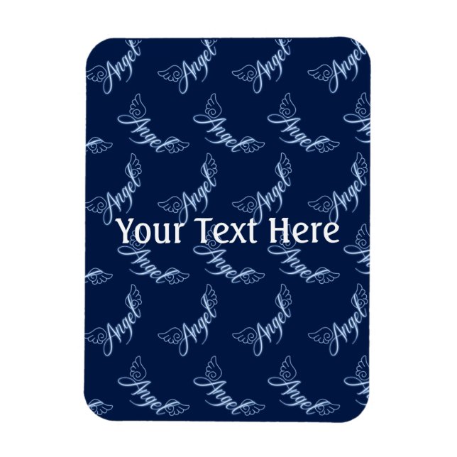 Falln Angel With Wings Magnet (Vertical)