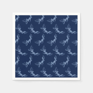 Falln Angel With Wings Napkin