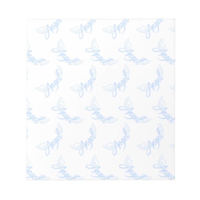 Falln Angel With Wings Notepad (Front)