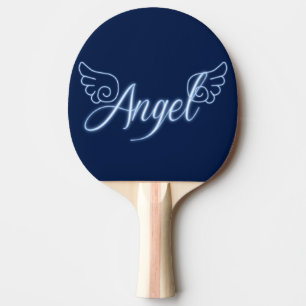 Falln Angel With Wings Ping Pong Paddle
