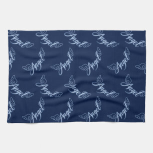Falln Angel With Wings Tea Towel