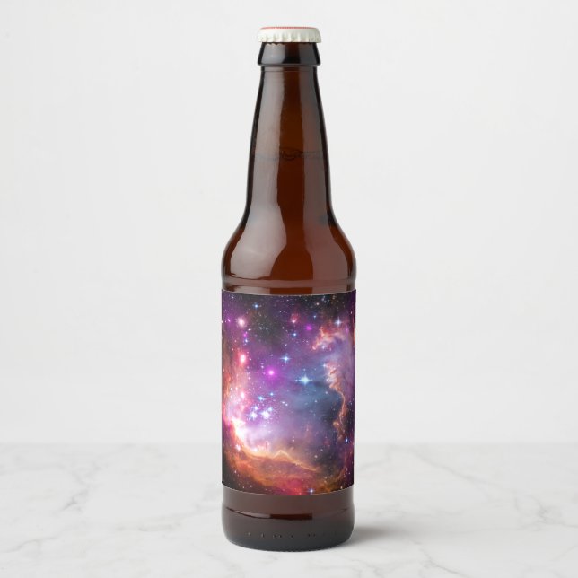 Falln Angelic Galaxy Beer Bottle Label (Front)