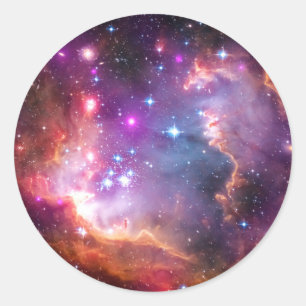 Falln Angelic Galaxy Classic Round Sticker