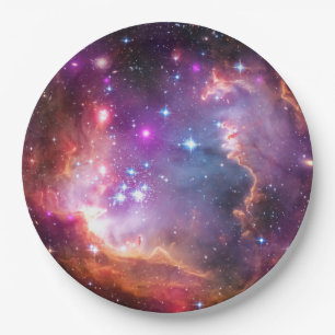 Falln Angelic Galaxy Paper Plate