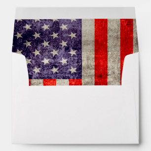 Falln Antique American Flag Envelope