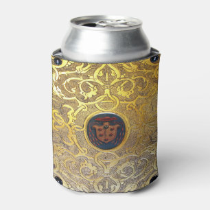 Falln Antique Golden Swirls Can Cooler