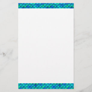 Falln Aqua Blue Scales