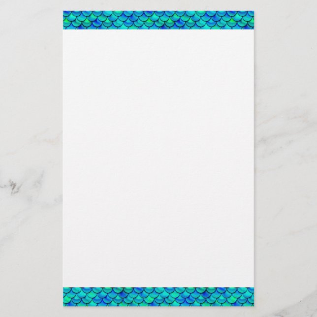 Falln Aqua Blue Scales (Front)